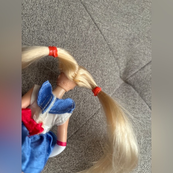 1995 NTK TOEI A Vintage 90s Pretty Soldier Sailor Moon 6” Brushable Hair Toy - Picture 6 of 10